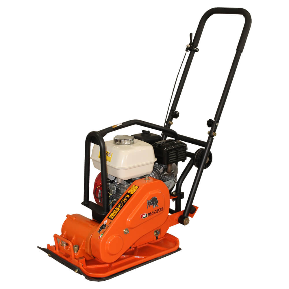 Placa compactoare unidirectionala Bisonte PC70-L 11,5kN, motor Loncin, benzina 6.5 cp, greutate 60 kg